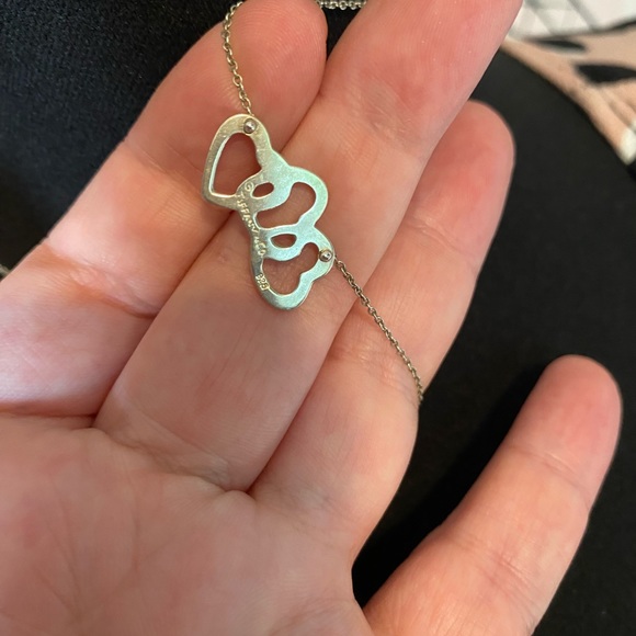 ❌SOLD❌ Tiffany and Co. triple heart necklace ♥️ - Picture 3 of 3